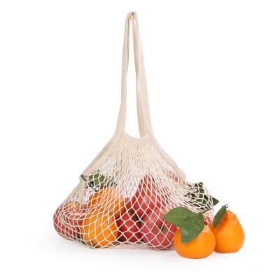 China Reusable Shopping Bag Mesh Net Cotton Drawstring Draw Tote Grocery Promotion Shoulder Tote Carry Large Organic White Packaging Reusable Shopping Bag for sale