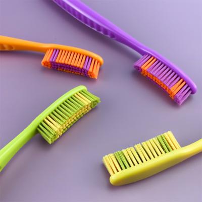 China Adult toothbrush with colorful images toothbrush color adult toothbrush can be reused for sale