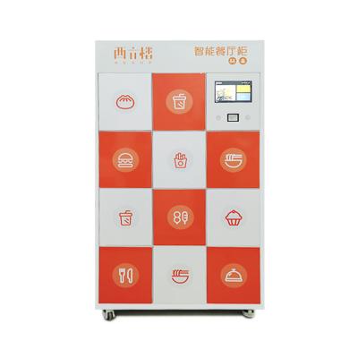 China Best Selling Food Storage or Locker 2 Sided Restaurant Fast Food Restaurant Cabinet Smart Electronics for sale