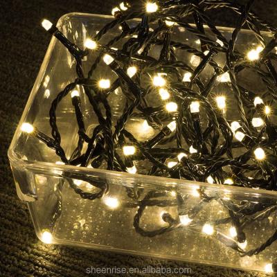 China 100L LANDSCAPE Low Voltage Outdoor Light Strings Chian LED For Christmas Decoration Green / Black Landscape 3m for sale