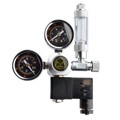 China MUFAN Sustainable CO2 Regulator Aquarium With Solenoid Valve Hydroponics For Planted Tank for sale