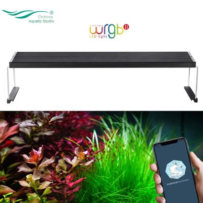 China Spectrum Coral Reef Smart Freshwater Planted Fish Aquarium Shade Chihiros WRGB 2 LED Aquarium Light 30CM 45CM 60CM 90CM 120CM for sale