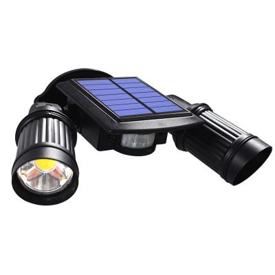 China Outdoor Waterproof COB LED Garden Mount Solar Garden Wall Spot Light with Motion Sensor for sale