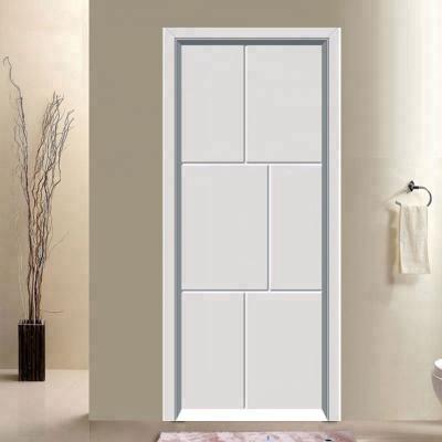 China Minimalist PVC Door For Israel Market for sale