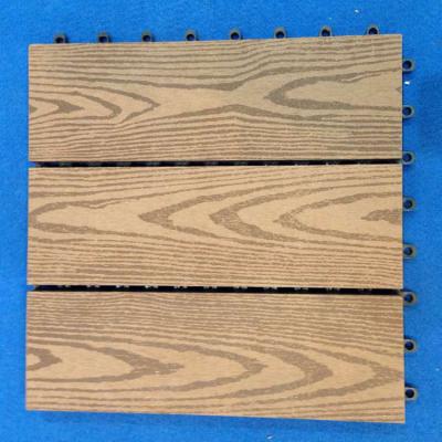 China Minimalist Wpc DIY Tile Interlock Tile for sale