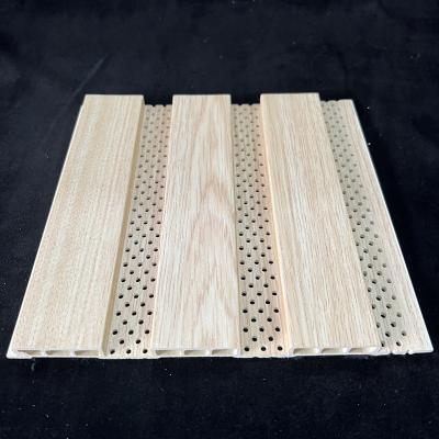 China Minimalist Soundproofing Grooved Wood Panel Acoustic Soundproofing Wall Acoustic Panel for sale