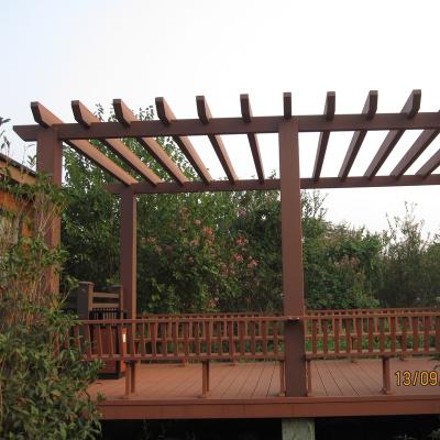 China High Quality Easily Assembled Outdoor Park Pergola Waterproof for sale