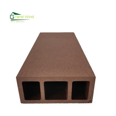 China Easily Assembled WPC Post Garden Fence Rail WPC Plastic Composite Outdoor Square Column for sale