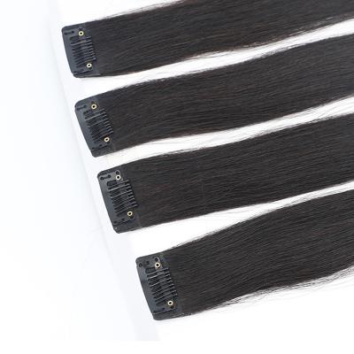 China Fashion Wholesale 12A Grade Black Hair Double Drawn Clip In Hair Extensions for sale