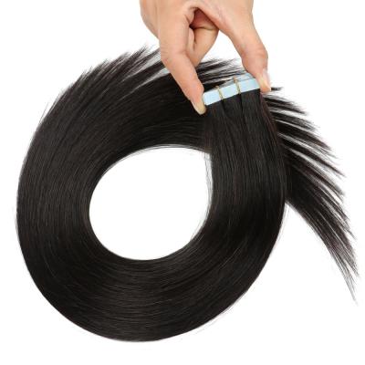 China Can Be Tint #1B PU Hair Extension Wholesale Tape In Hair In 100% Brazilian Hair For Woman Daily Life for sale