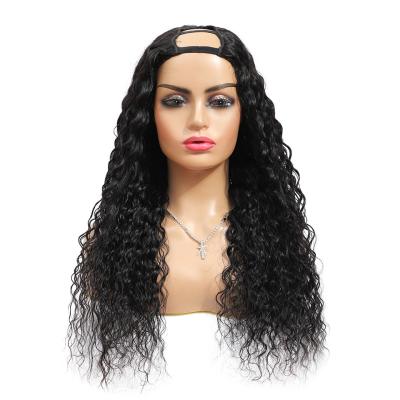 China New Afro Curly U Curly Desigh U Part Hair Wigs For Women Brazilian Human Hair U Part Wig U Part Wigs Wholesale Colored for sale