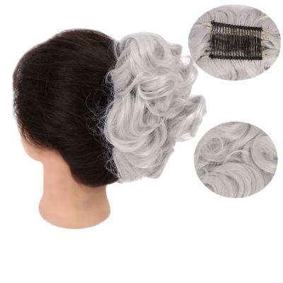 China Factory Fashionable Big Thick Curly Chignon 75g Messy Hair Bun, Fluffy Updo Wigs Heedwear For Women for sale