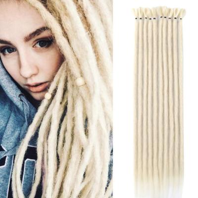 China Wholesale High Temperature Dread Lock Style Hand Made Hip Hop Fiber Hair Crochet Loop Wig Synthetic Yaki Afro Easy Braiding Braiding Hair for sale