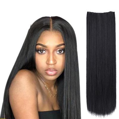 China High Quality Straight Fashion Long Synthetic Fiber Hair Extension Wholesale Wig for sale