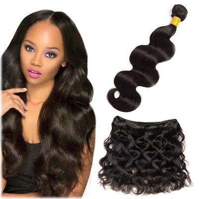 China Silky Straight Body Wave Synthetic Hair Bundles Wavy Synthetic Body Hair Extension For African American Women for sale