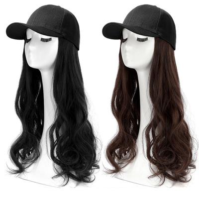 China Cheap Regular Wave Cap With Long Curly Female Big Wave Hair Wig Caps Shape Natural Synthetic Hair Wig Cap for sale