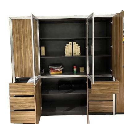 China Factory Supply Modern Office Storage Cabinet Custom Wooden File Document Cabinet for sale