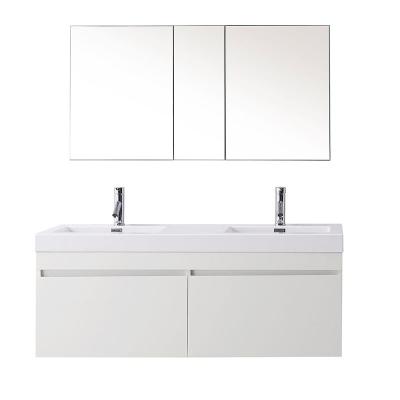 China Style: modern factory white color customize size environmental protection bathroom vanity for sale