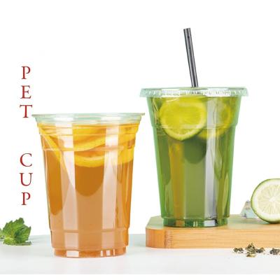 China Eco-Friendly Disposable plastic cups for party  plastic portion cup Cold Drink cup Disposable PET for sale