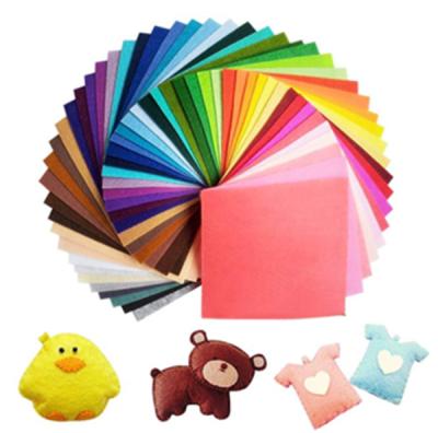 China Anti-Pull Product 1mm High Quality Colored Polyester Non-woven DIY Hard Felt for sale