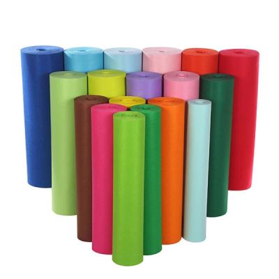 China Anti-Pull Colored Woven Fabric Felt Polyester Rolls / Non Rolls High Quality for sale