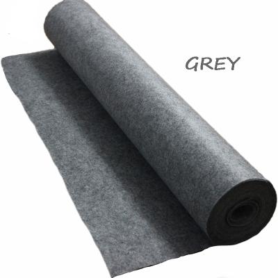 China Anti-Pull Felt Manufacturers Gray Non Woven Fabric Industrial 100% Polyester Fabric For Bag for sale