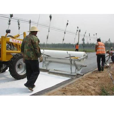 China Plain Waterproof Polyester Geotextile Road Construction Geotextile Nonwoven Fabric for sale