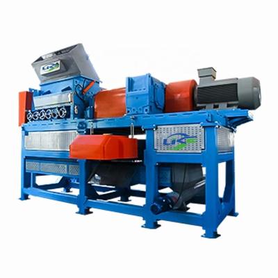 China Crush tires to rubber mulch in 10-30mm industry tire shredder rubber tire processing machinery shredded tire for sale for sale