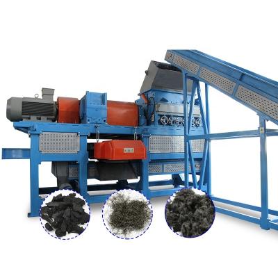 China Playgroud Tire Recycling Business Tire Mulching Machine Tire Shredder For Sale for sale