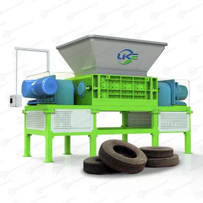 China Factory Waste Tire Shredder Machine Price / Tire Powder Milling Rubber Crusher for sale