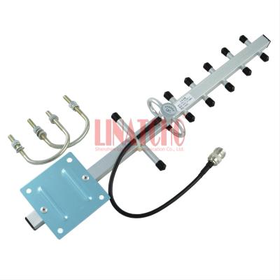 China Aluminum alloy UMTS 2100MHz wcdma 7 elements yagi 3g directional antenna for sale