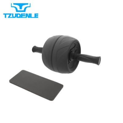 China TAIWAN FACTORY 19cm X 38cm Universal Roller Wheel Workout Home Gym Abdominal Fitness for sale