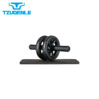 China TAIWAN FACTORY Universal 15cm X 30cm Abdominal Fitness Workout Roller Wheel NBR Soft Grip for sale