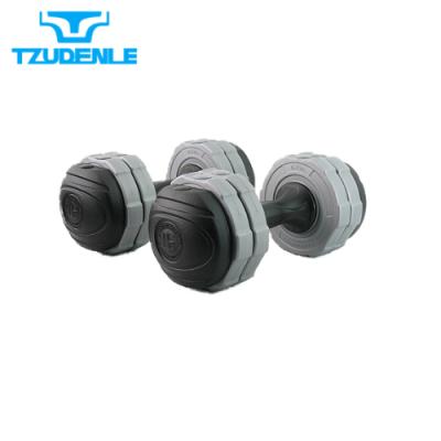 China TAIWAN FACTORY 5 KG X Universal 2 PE Plastic Adjustable Dumbbell Sets for sale