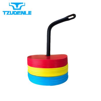 China TPR TAIWAN FACTORY 20 cm TPR Sport Non-Slip Football Flat Spot Marker for sale