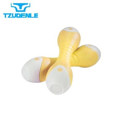 China TAIWAN FACTORY 2 KG X Universal 2 PE Plastic Streamline Design Dumbbell Sets for sale