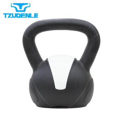 China TAIWAN FACTORY Universal 12 Kg Eco-friendly HDPE Plastic Vinyl Designed Kettlebell for sale