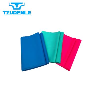 China Latex TAIWAN FACTORY 120cm Latex Resistance Fitness Workout Band Set Slim Type for sale