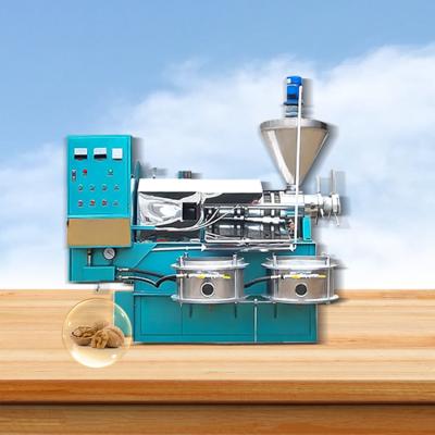 China Line 125 Saseme Sandalwood Seed Machine Rural Areas Rosehip Rosedown Screw Cold Pressed Oil Oil Press And Motor for sale