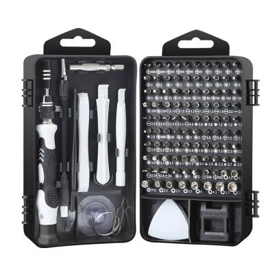 China Camera Phone Computer Repair Precision Screwdriver Destornillador Magnetic Bits Kit Magnetic Bits Bolt Driver AL Box 122 in 1 screwdriver for xiaomi phone repair for sale