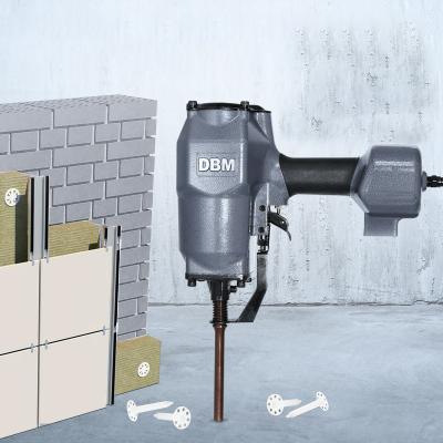 China Professional Pneumatic Rock Wool/Foam Cement Nailer BWQ120 Gas Nail Gun For Insulation Plastic Nail for sale