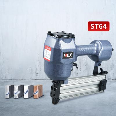 China Industrial Pneumatic Steel Gun Air Nail Spikpistol ST64 Gas Assembly Grade Steel Nailer for sale