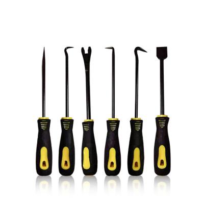 China Automotive Industry 6PCS Special Shaped Prybar And Pick Hook Set Auto Repair Tools Recoger Gancho Joint Screwdriver Set For Vehicle Repair for sale