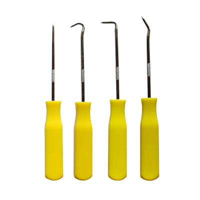 China Universal Automobile Industry 4pcs O-Ring Seal Pick D-Ring Pick Screwdriver O-Ring Scraper Hook Pick Set for sale