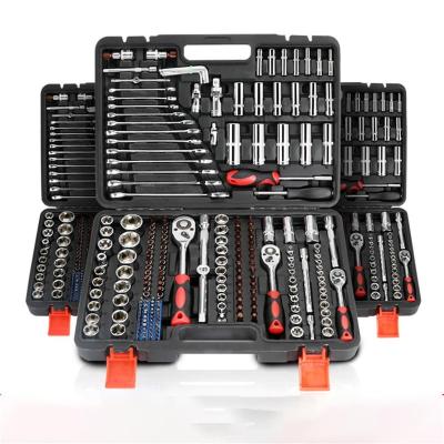 China Industrial Use 216PCS Multifunctional Spanner Combination Tools Car Repair Tool Kit Wrench Box for sale