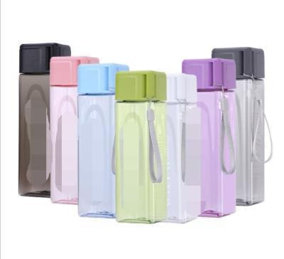 China Sustainable 480ml BPA Free Custom Plastic Hydrogen Rich Water Alkaline Water Bottle With Handle Accessories OEM Customized for sale