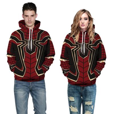 China 2021 Pullover Superhero 3d Digital Printing Plus Size Couples Loose Sweater Quick Dry Plus Size Sweatshirt For Women Unisex Hoodi for sale