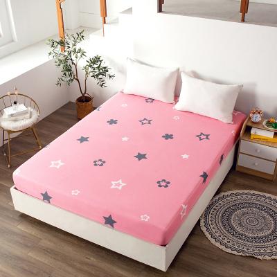 China 100% Polyester Fitted Bedding Sheet Set Nordic Reactive Printing Queen King Size Cheap Twin for sale