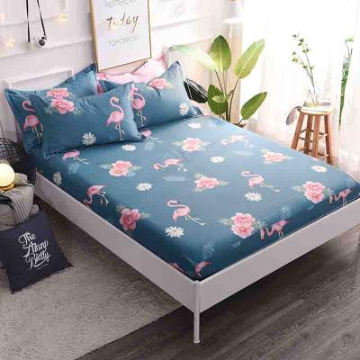 China Factory Design New Design Cotton Print Sheet Washable Wholesale Custom Price Elastic Comforter Fitted Set Low for sale