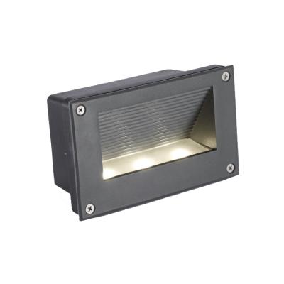 China Outdoor Waterproof Embedded 3w Hotel Led Square Step Stair Corner Light for sale